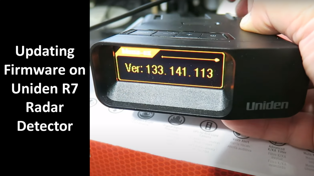 Updating Firmware on Uniden R7